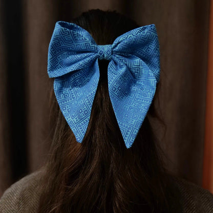 Zhuang brocade butterfly hairpin three-dimensional handmade spring hairpin headdress