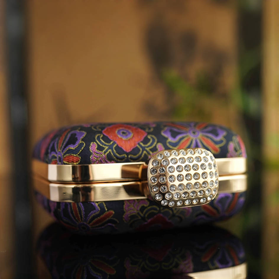 Intangible Cultural Heritage Song Brocade Silk Chain Shoulder Crossbody Bag New Chinese Style Perfume Bag